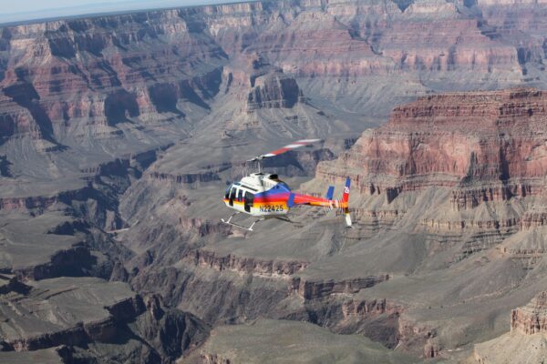 Tour aérien en hélicoptère du Grand Canyon Sud