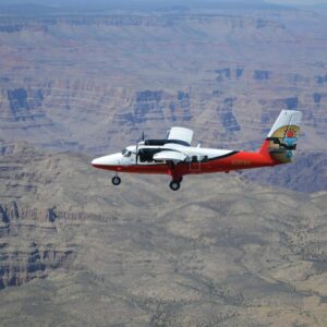 Tour di un giorno in aeroplano e Humvee del Parco nazionale del Grand Canyon