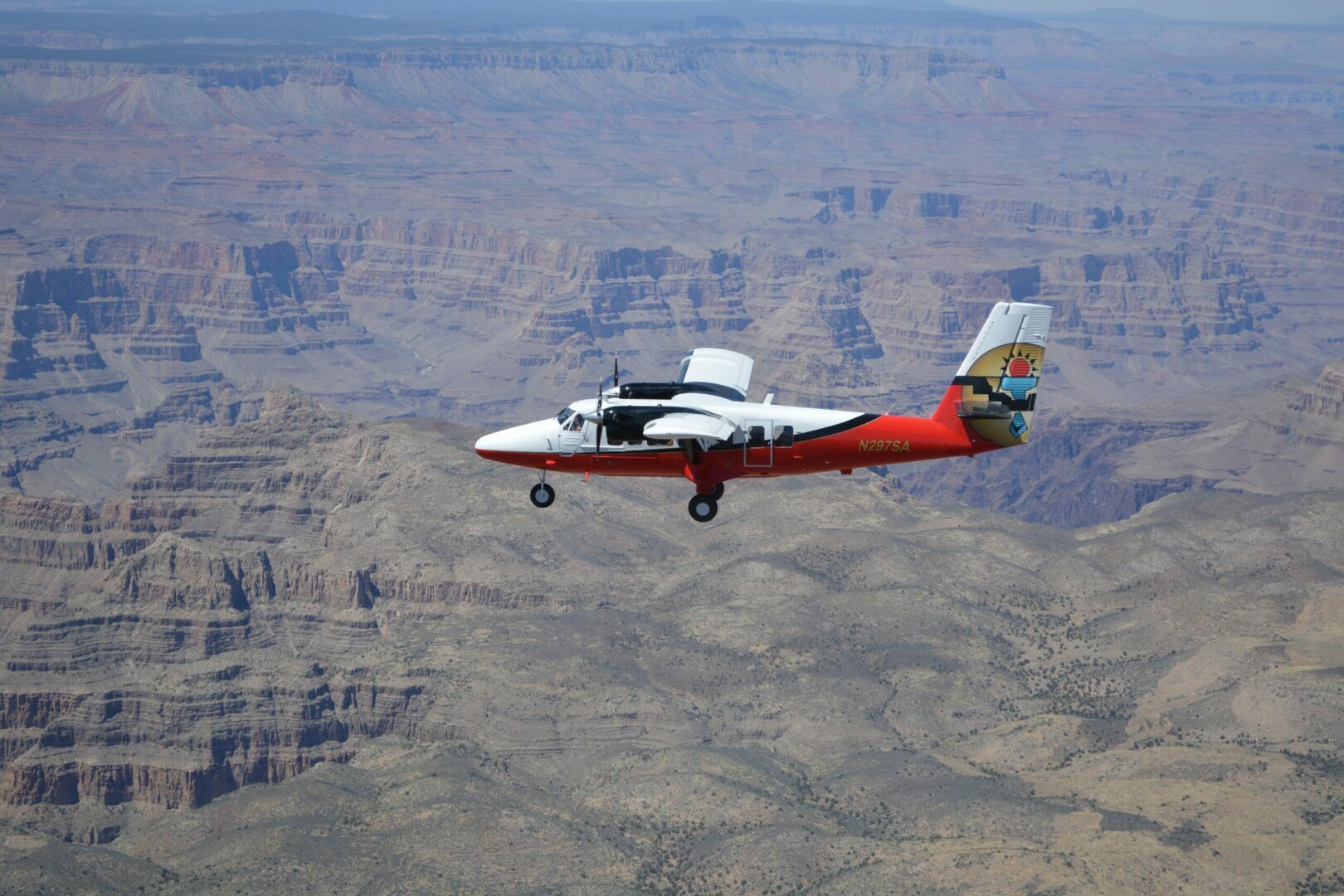 Excursion d'une journée en avion et en Hummer dans le parc national du Grand Canyon