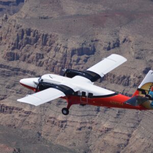 Tour di un giorno in aereo e a terra in piccolo aereo del Grand Canyon West Rim