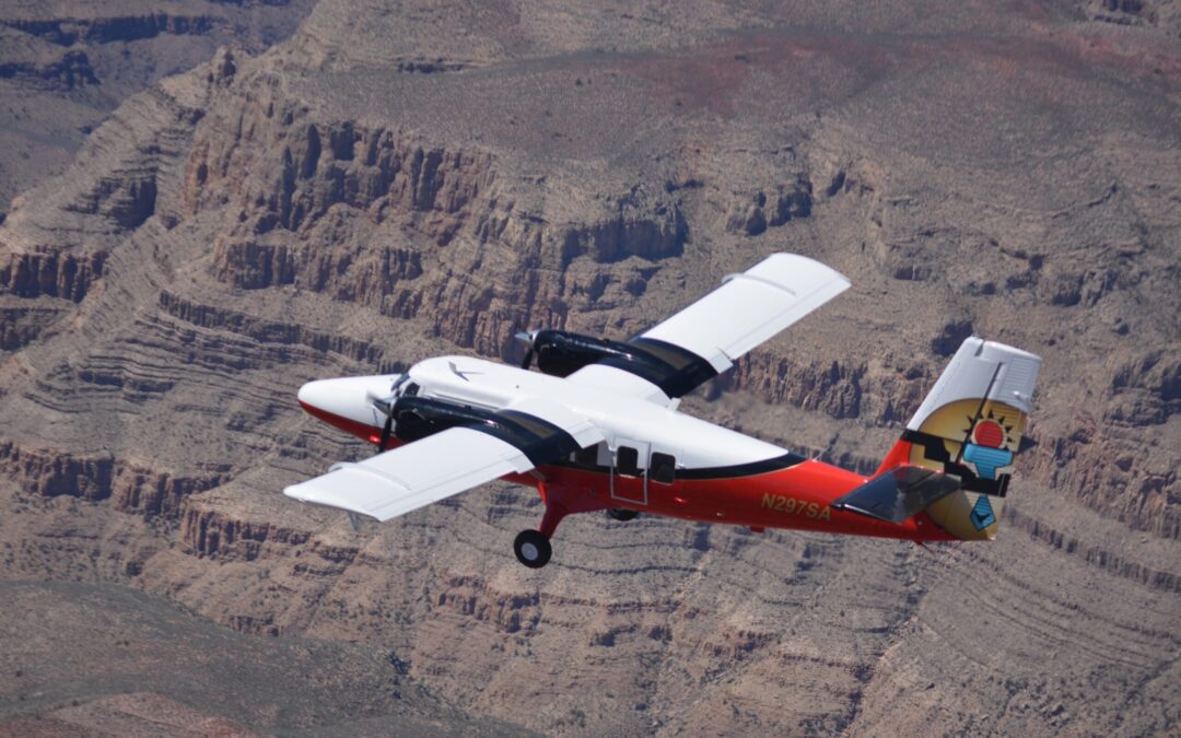 大峽谷西緣 小飛機空中和地面一天遊
