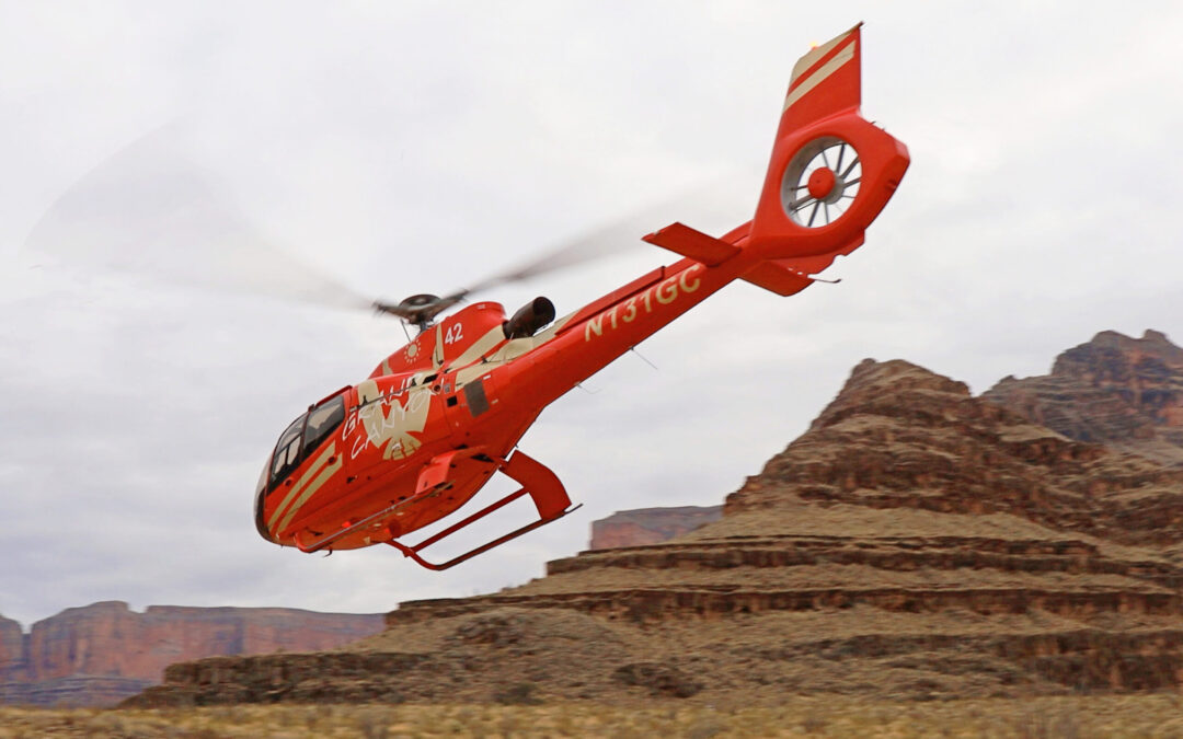 Helicopter at Grand Canyon
